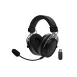 Auriculares Genesis Toron 706 inalámbricos Bluetooth y RF para gaming con micrófono negro