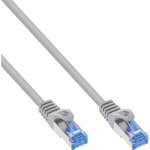 Cabo de rede InLine B-72601 Cat6a S/FTP LSZH 1 m cinzento