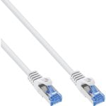 Cabo de rede InLine Cat6a S/FTP 0,5 m Azul