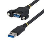 Cable USB StarTech.com de Montaje en Panel USB-A 2m 5Gbps USB 3.2 Gen 1