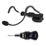 Micrófono Vonyx WSH20 inalámbrico UHF con diadema y receptor compacto