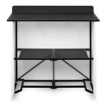 Cabina DJ Plegable Vonyx DBF105 1 Metro con Fundas Lycra