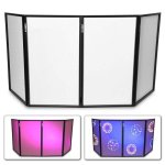 Pantalla Plegable DJ Vonyx DB2 120 x 70 Blanco