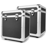 Juego de 2 estuches para discos Power Dynamics RC100 de 12" negro