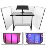 Cabina de DJ Vonyx Plegable con Pantalla Ajustable