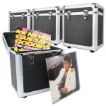 Estuche para discos Power Dynamics RC80 12" Pack 4 unidades Negro