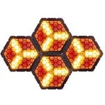 Pack 4 Cegadoras Retro LED BeamZ RB90-5 DMX 5 Pines