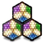 Pack 3 Cegadoras Retro BeamZ RB90 LED Blanco Cálido RGB 3x30W Control DMX