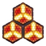 Cegadora retro LED BeamZ RB90-5 Pack 3 Ámbar 3x30W DMX 5pines