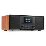Radio portátil Audizio Palmi 60W RMS Bluetooth 5.0 DAB+ FM CD USB madera