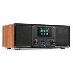 Radio portátil Audizio Palmi 60W RMS Bluetooth 5.0 DAB+ FM CD USB madera