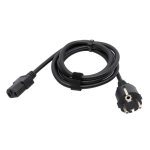 Cable alimentación Axis TU6011 enchufe tipo F a C13 negro
