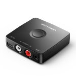 Vention NAJ Receptor audio Bluetooth 5.1 RCA 3,5 mm 28 mW negro