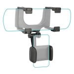 Supporto universale Mobilis 001377 per Smartphone Auto Rotazione 360