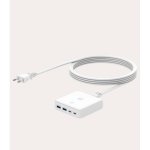 Caricatore desk Tucano MADEGA65EUW GaN PD 3.0 QC 3.0 4 porte