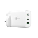 GaN 65W USB-C 3-Port Ladegeraet j5create