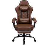 Chaise Gaming GTPLAYER Ajustable avec Support Lombaire et Accoudoirs Synchronisés 150kg