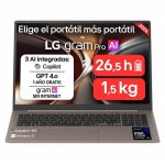Portatile LG gram Pro 17Z90UB-H.AU96BN 17" Intel Core Ultra X9 388H 32GB 512GB SSD Intel Arc B390 Windows 11