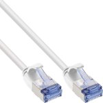 Cavo di rete CAT6a InLine 71901W Slim 1 m RJ45 bianco