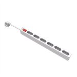 Steckdosenleiste Value 6 Steckplätze mit Schalter und 1,5 m Kabel für Innen
