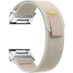 Correa de reloj Beline Wild Patch Loop Nylon Beige para Garmin