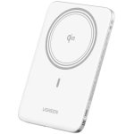 Power Bank Ugreen 5000 mAh 15 W Kabelloses Laden Weiß