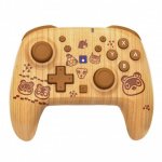 Drahtloser HORI HORIPAD Turbo Wood Brown Controller fuer Nintendo Switch und Switch 2