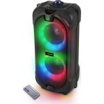 Colunas Esperanza Bluetooth 10W com USB, microSD e LED RGB