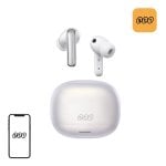Auriculares QCY MeloBuds N65 sans fil Bluetooth 6.0 ANC adaptatif IPX5 Blanc