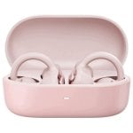 Auriculares Lenovo X500 clip-on abiertos con cable para música y llamadas rosa