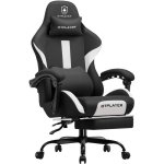 Cadeira Gaming GTPLAYER Ergonomica Giratoria Tecido Respiravel Branco