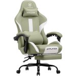 Cadeira Gaming GTPLAYER Ergonomica Giratoria Ajustavel Tecido Respiravel Verde