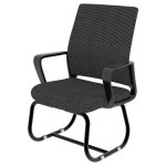 Cadeira de Escritorio Rolipo W3301 Estrutura Metal Bracos de Apoio Confortaveis