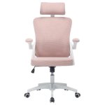 Cadeira de escritorio ergonómica BES-C062PK Rolipo Malha respiravel