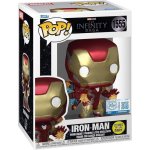 Figura de vinilo Funko POP! Plus Iron Man Fosforescente y Energía Translícida