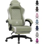Sedia Gaming GTPLAYER Grande con Poggiapiedi Regolabile Verde