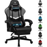 Sedia Gaming GTPLAYER con Poggiapiedi Supporto Lombare Regolabile 150kg