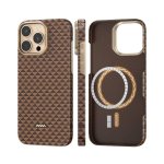 Raptic Funda Skin Origin Humble Fibre d'Aramide Compatible MagSafe pour iPhone 16 Pro Max