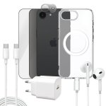 Funda para móvil Apokin Magnética Transparente con accesorios completos para iPhone 16e