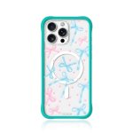 Funda Youngkit Wavy Silicone Bleu Glacier Compatible MagSafe iPhone 16 Pro Max