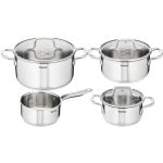 Conjunto Cacerolas Tefal Virtuoso E492S7 Acero Inoxidable 4 Piezas