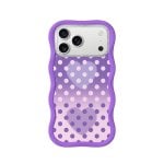 Cover Youngkit Wavy Silicone Lavanda Compatibile MagSafe per iPhone 17 Pro Max