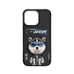 Funda para móvil Nimmy Husky Cool & Cute 3D Bordada para iPhone 16 Pro
