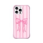 Capa Youngkit Ballet Ribbon Silicone Rosa Quente Compatível MagSafe para iPhone 16 Pro
