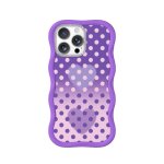 Youngkit Funda Wavy Silicone Lavande Compatible MagSafe pour iPhone 16 Pro Max