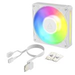 Kühlung Luft Arctic BioniX P12 A-RGB 120 mm Weiß PWM RGB