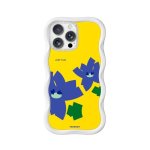 Funda para móvil YoungKit Floral Wavy Silicona Blanco Cloud Dance compatible MagSafe iPhone 16 Pro Max