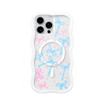 Funda para móvil YoungKit Sweetheart Wavy Silicona Blanco para iPhone 16 Pro Max