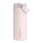 Taza de viaje Stanley IceFlow Flip Straw 2.0 Rosa Acero inoxidable 470 ml