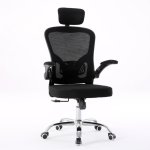 Silla de oficina ergonómica Topeshop Dory Negra malla